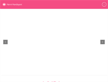 Tablet Screenshot of hannihandayani.com